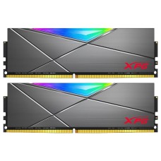 Memória RAM ADATA XPG Spectrix D50 DDR4 32GB (2x16GB) 3200MHz RGB AX4U320016G16A-DT50 - Cinza