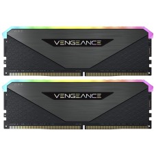 Memória RAM Corsair Vengeance RGB RT DDR4 16GB (2x8GB) 3200MHz - Cinza 