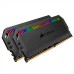 Memória RAM Corsair Dominator Platinum DDR4 16GB (2x8GB) 3600MHz RGB - Preto 