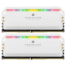 Memória RAM Corsair Dominator Platinum DDR4 16GB (2x8GB) 4000MHz RGB - Branco