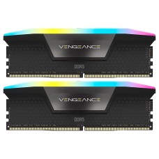 Memória RAM Corsair Vengeance RGB DDR5 32GB (2x16GB) 6000MHz - Preto 
