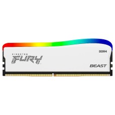 Memória RAM Kingston Fury Beast DDR4 8 GB 3200MHz RGB - Branco 