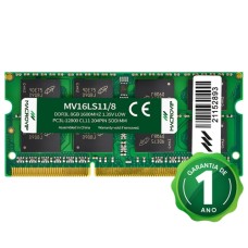 Memória RAM para Notebook Macrovip DDR3L 8GB 1600MHz - MV16LS11/8