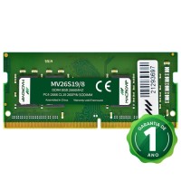 Memória RAM para Notebook Macrovip DDR4 8GB 2...