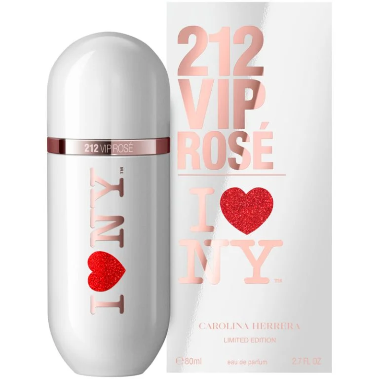 Carolina Herrera 212 VIP Rosé I Love NY Eau de Parfum Feminino 80ml