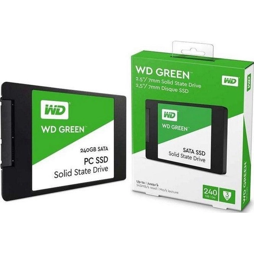 SSD Western Digital 240GB Green 2.5" SATA 3 - WDS240G3G0A